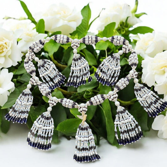 Mazo para Obatalá (Obamoró)-(Paloma) / Necklace for Obatalá (Obamoró)-(Dove)