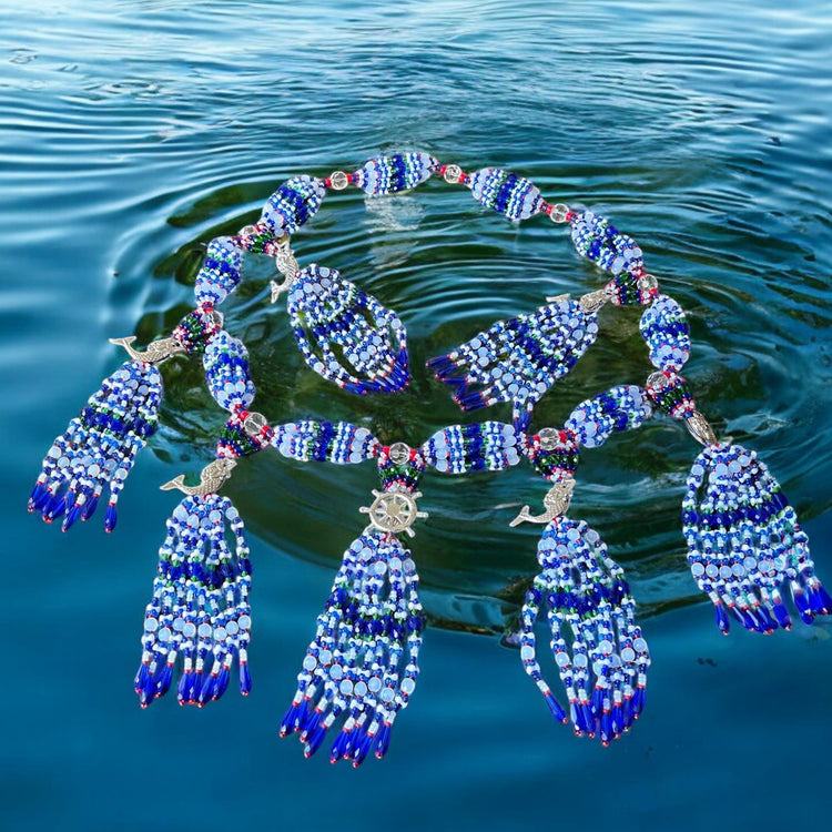 Mazo para Olokun (Sirenas / Timón) / Necklace for Olokun (Boat Wheel)