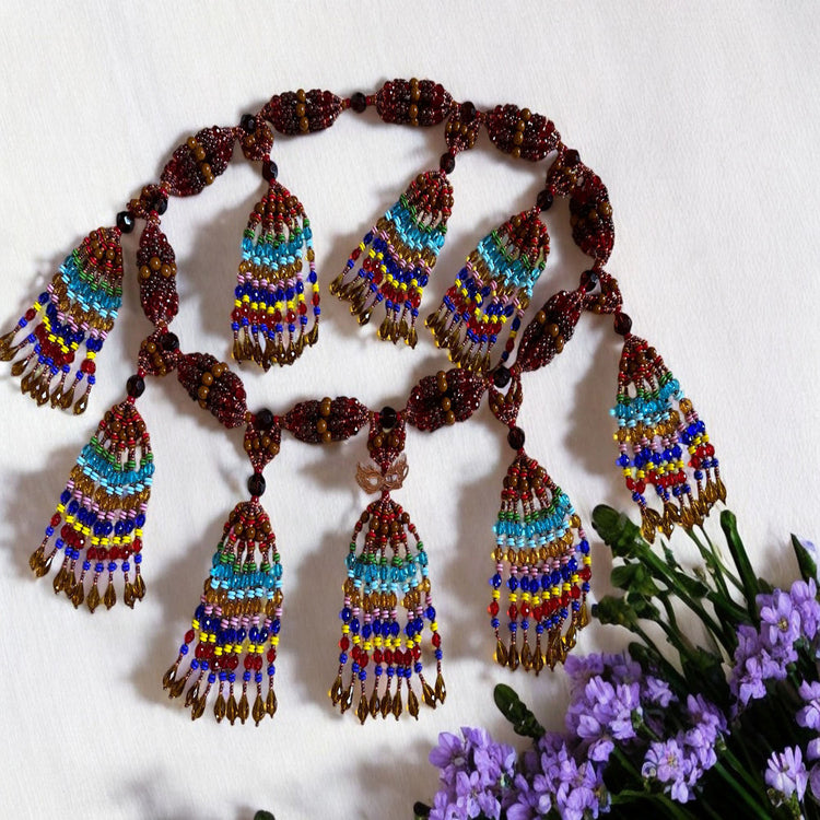 Mazo para Oyá (Careta) / Necklace for Oyá (Mask)