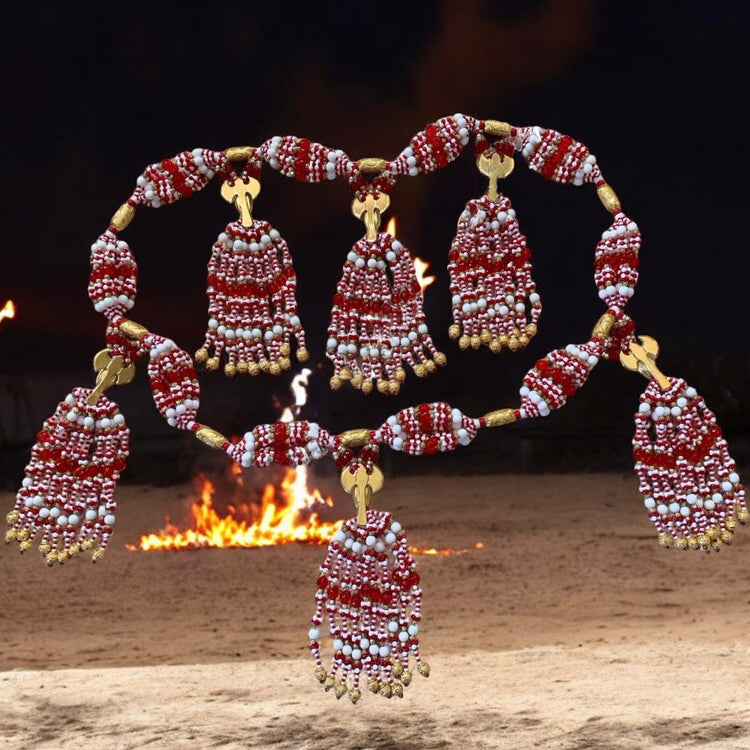 Mazo para Shángo (Hachas) / Necklace for Shángo (Axes)