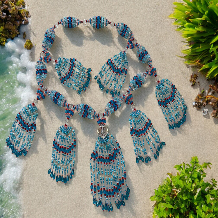 Mazo para Yemayá ( Achabá )-(Ancla) / Necklace for Yemayá ( Achabá )- (Anchor)