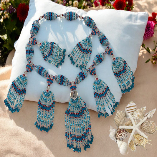 Mazo para Yemayá ( Achabá )-(Ancla) / Necklace for Yemayá ( Achabá )- (Anchor)