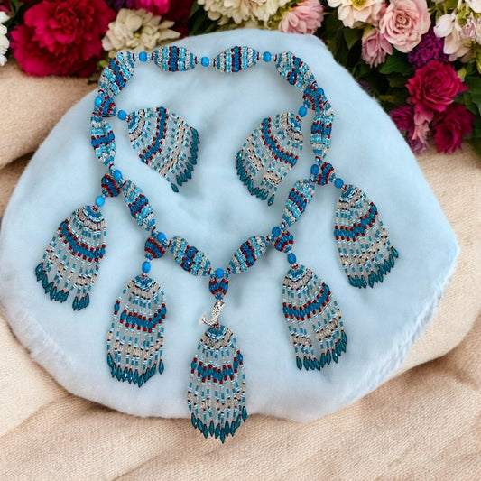 Mazo para Yemayá ( Achabá )-(Sirena) / Necklace for Yemayá ( Achabá )- (Mermaid)