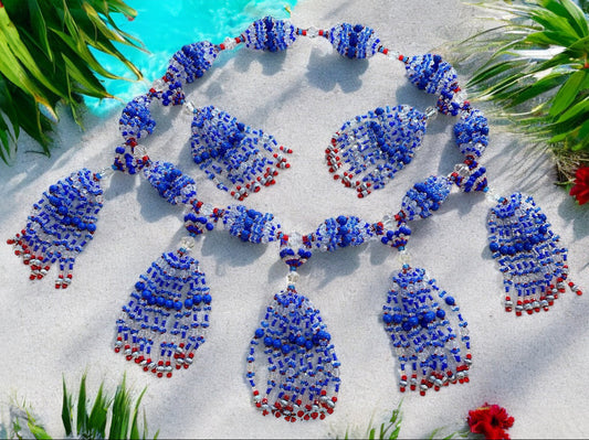 Mazo para Yemaya (Okutí)-(Acrílico) / Necklace for Yemaya (Acrylic)