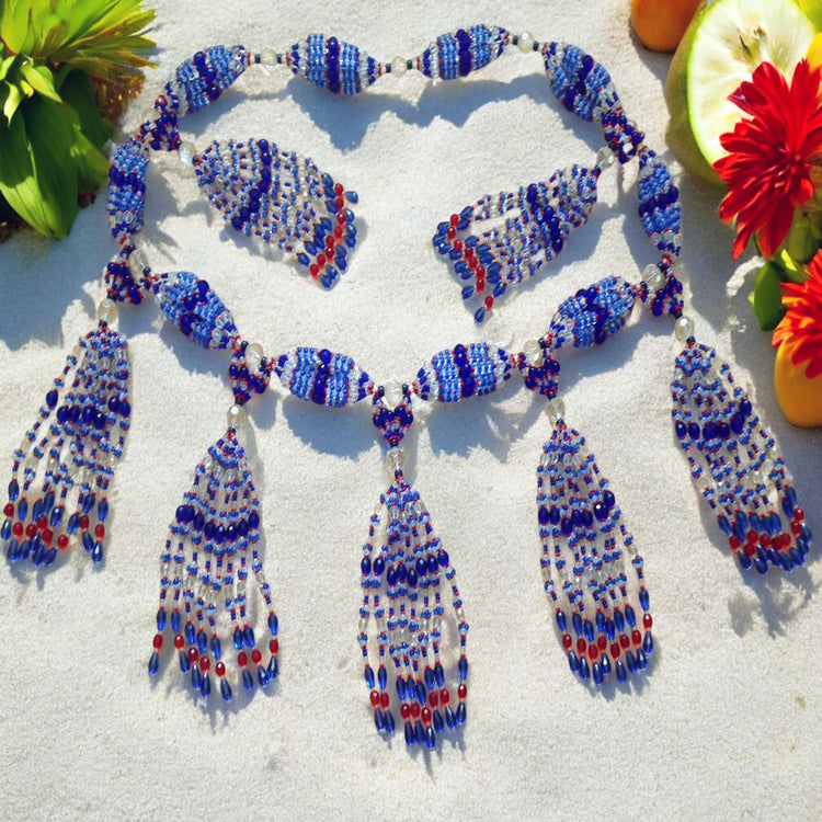 Mazo Para Yemayá (Okutí)-(Cristal) / Necklace for Yemaya (Okutí)-(Glass)