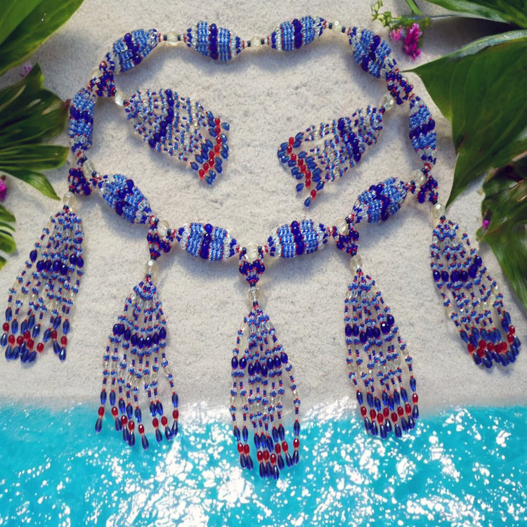 Mazo Para Yemayá (Okutí)-(Cristal) / Necklace for Yemaya (Okutí)-(Glass)