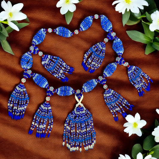 Mazo Para Yemayá (Okutí)-(Machetes) / Necklace for Yemaya (Okutí)-(Crossed Machetes)